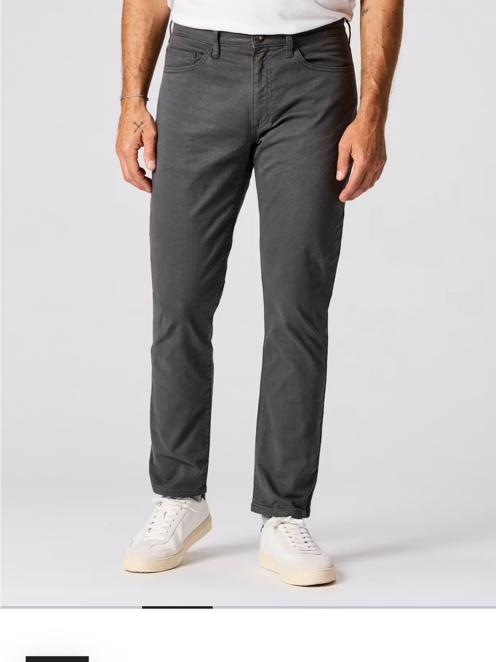 Flint & Tinder 31x32 Charcoal Slim Fit Straight Jeans Pants